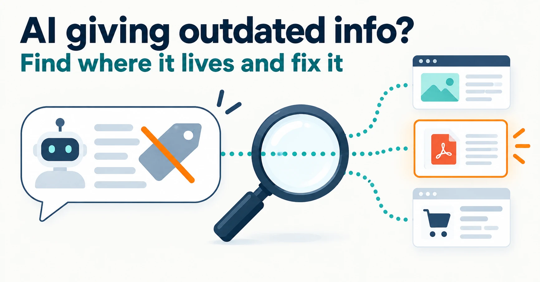 When AI Search Gives Outdated or Wrong Information: Where It Lives and How to Fix It