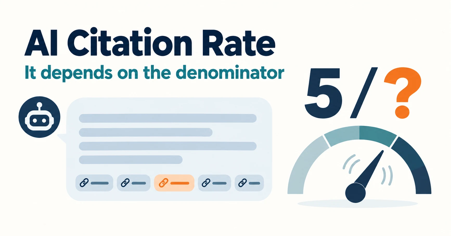 What Is AI Citation Rate? Denominators, Mention Rate, and Why the Numbers Vary