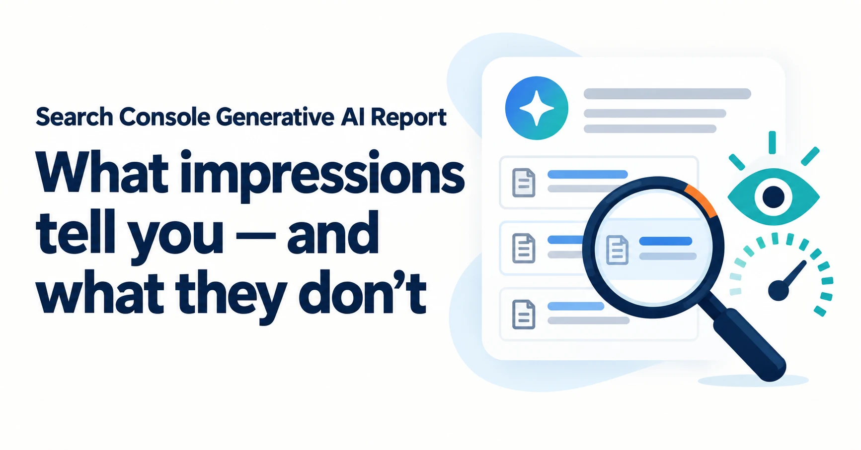 How to Read Search Console’s Generative AI Report: What Impressions Tell You
