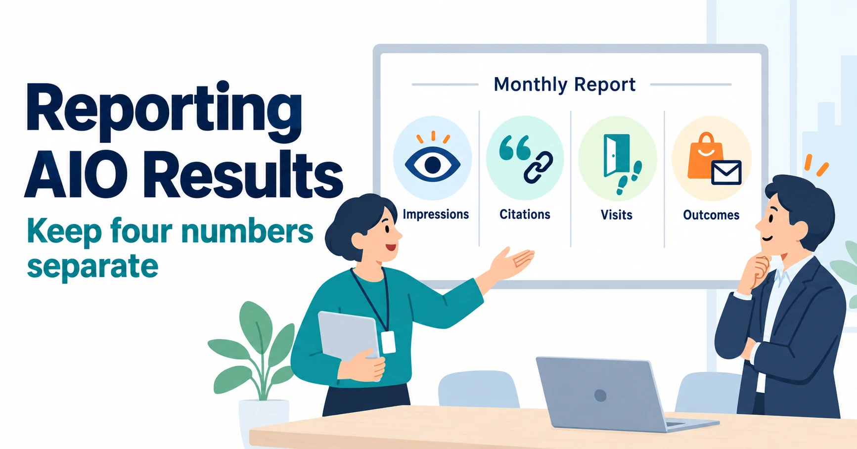 How to Report AIO Results to Your Manager: Monthly Report Items