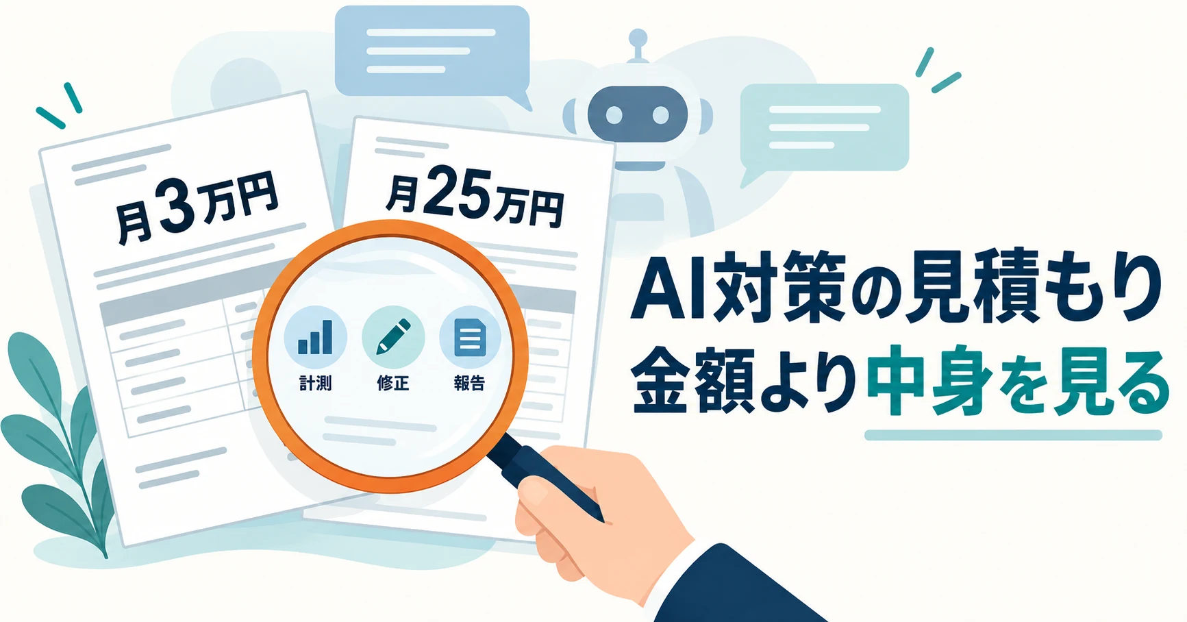 AIO・LLMO対策の費用相場と見積もりの見方