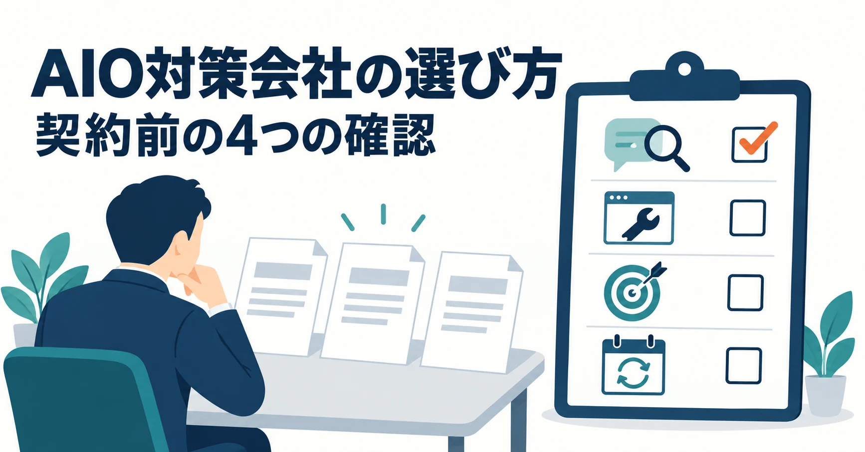 LLMO・AIO対策会社の選び方と契約前の確認事項