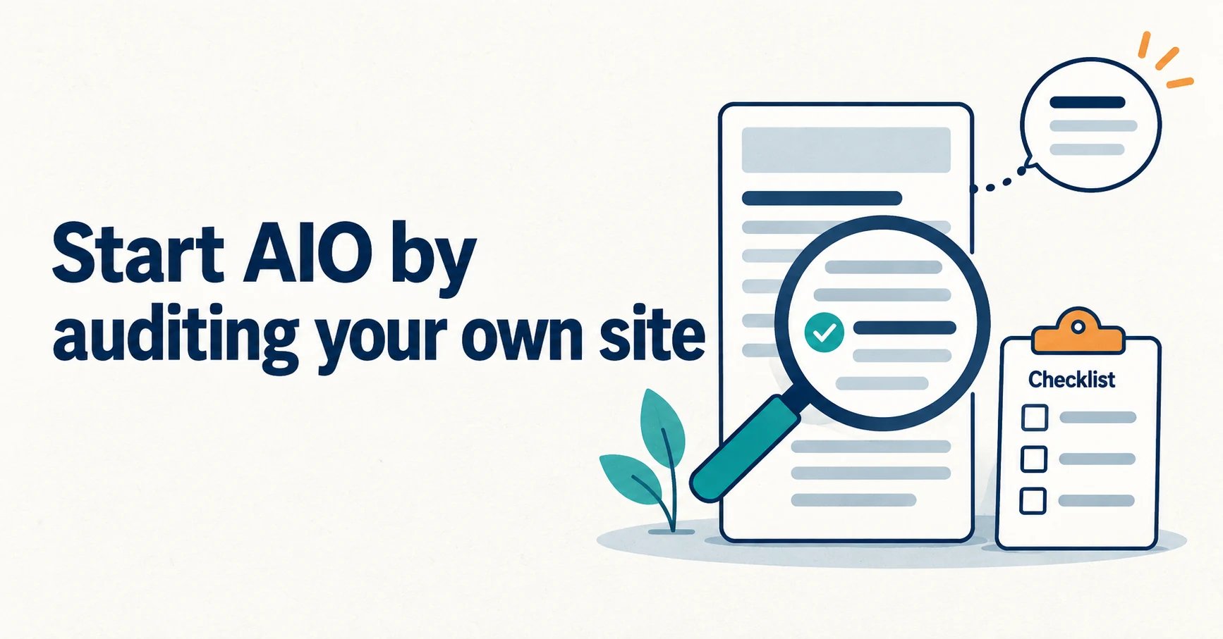 How to Do AIO: A Checklist for Auditing Your Company Website