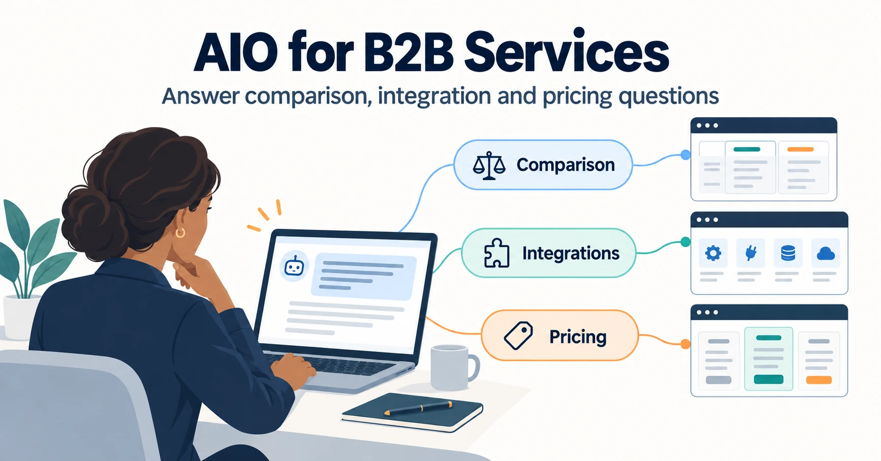 AIO for SaaS and B2B Services: Getting Recommended in Comparison Questions