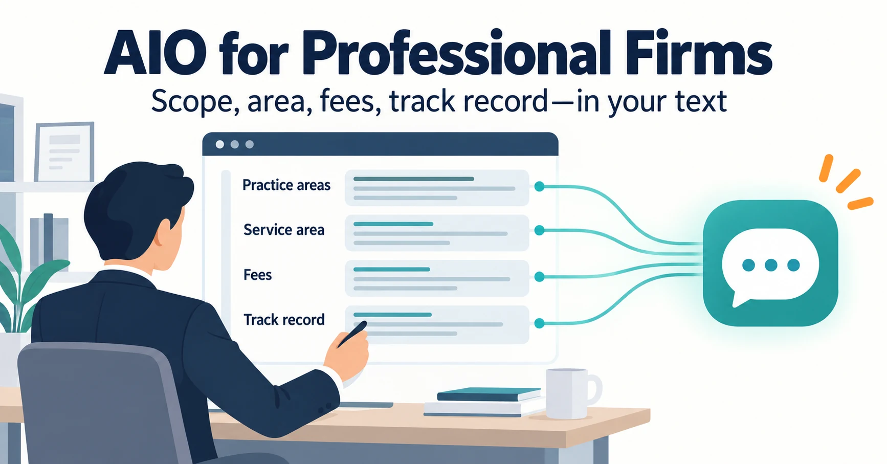AIO for Professional Services: Showing AI Your Track Record and Scope