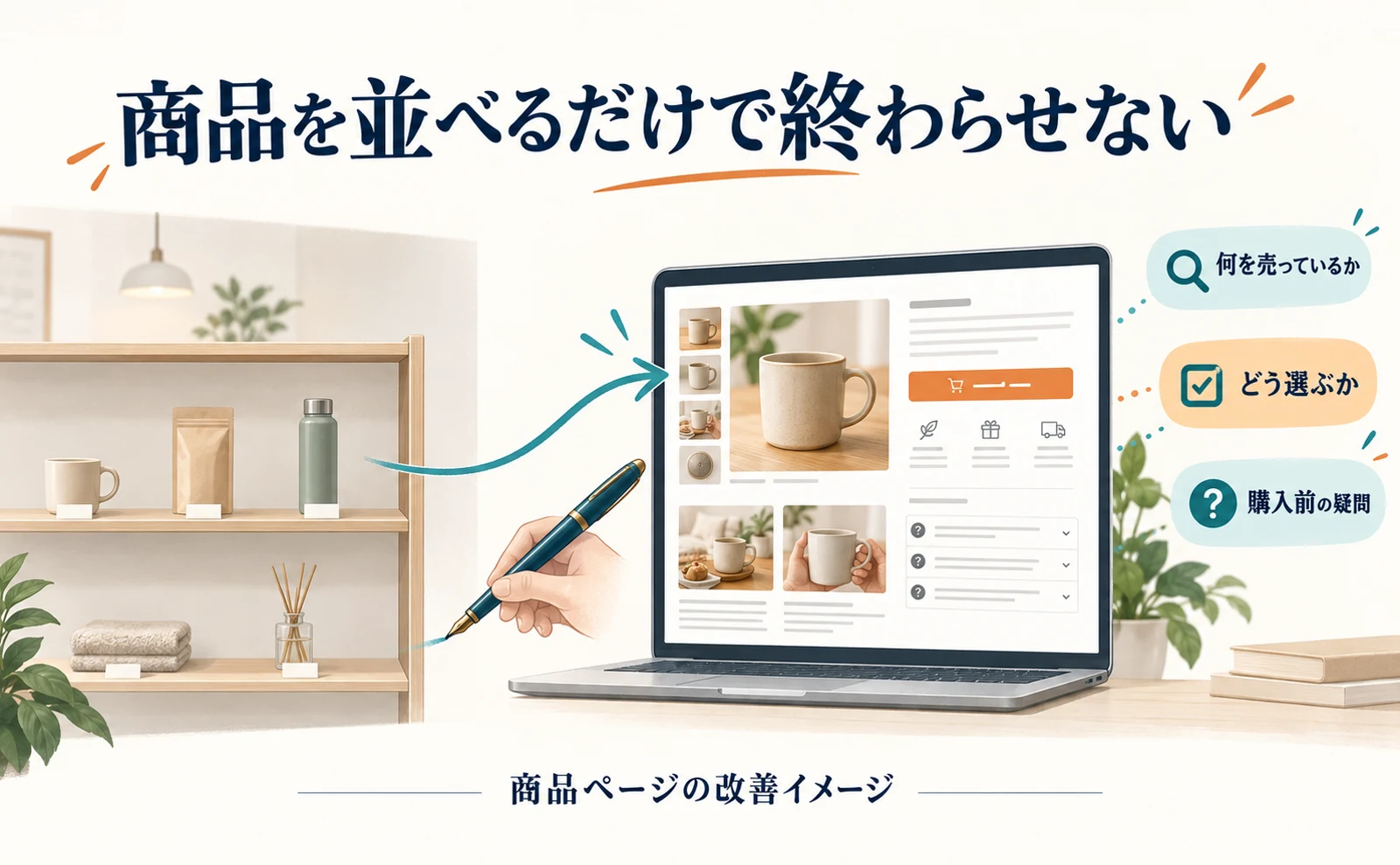 ブログ記事ゼロでChatGPT経由の訪問が22→95件に。小さなECが直した4か所