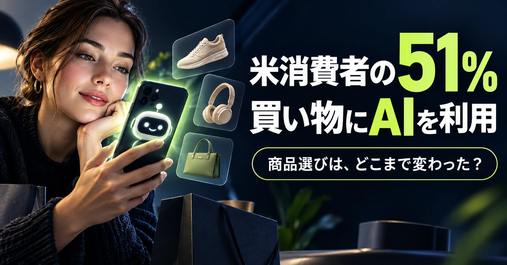 米消費者の51%がAIショッピングを利用。商品選びはどこまで変わった？