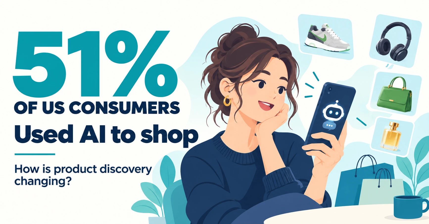 51% of US consumers use AI shopping tools. How much has product selection changed?