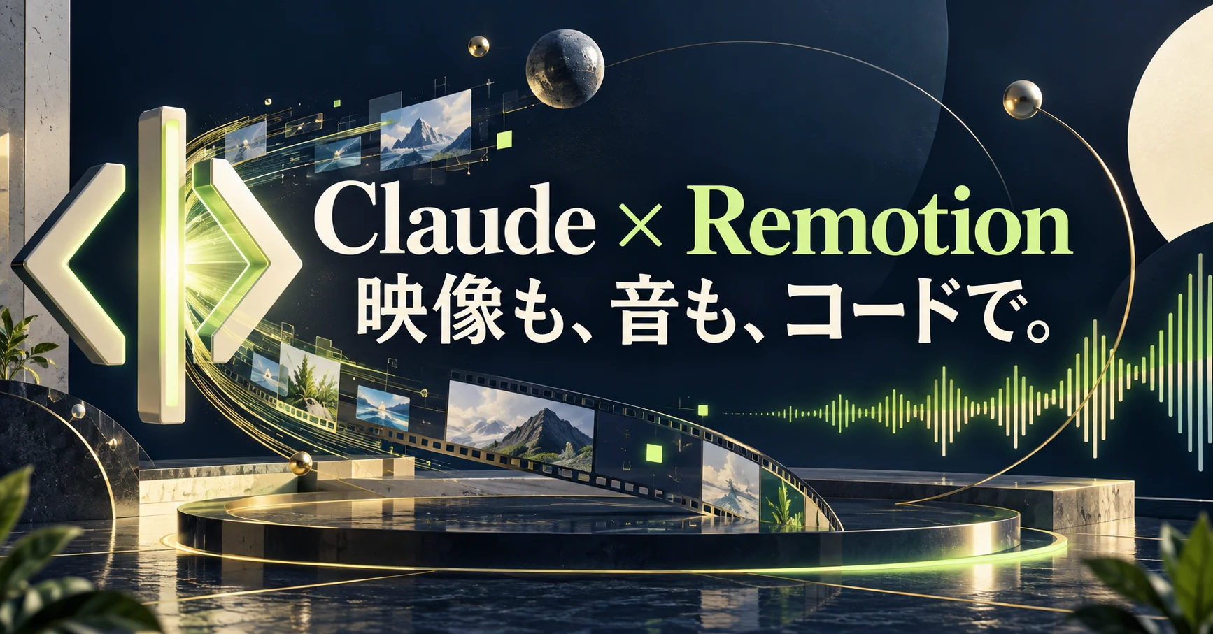 ClaudeとRemotionで動画生成｜映像も音もコードで作る仕組み