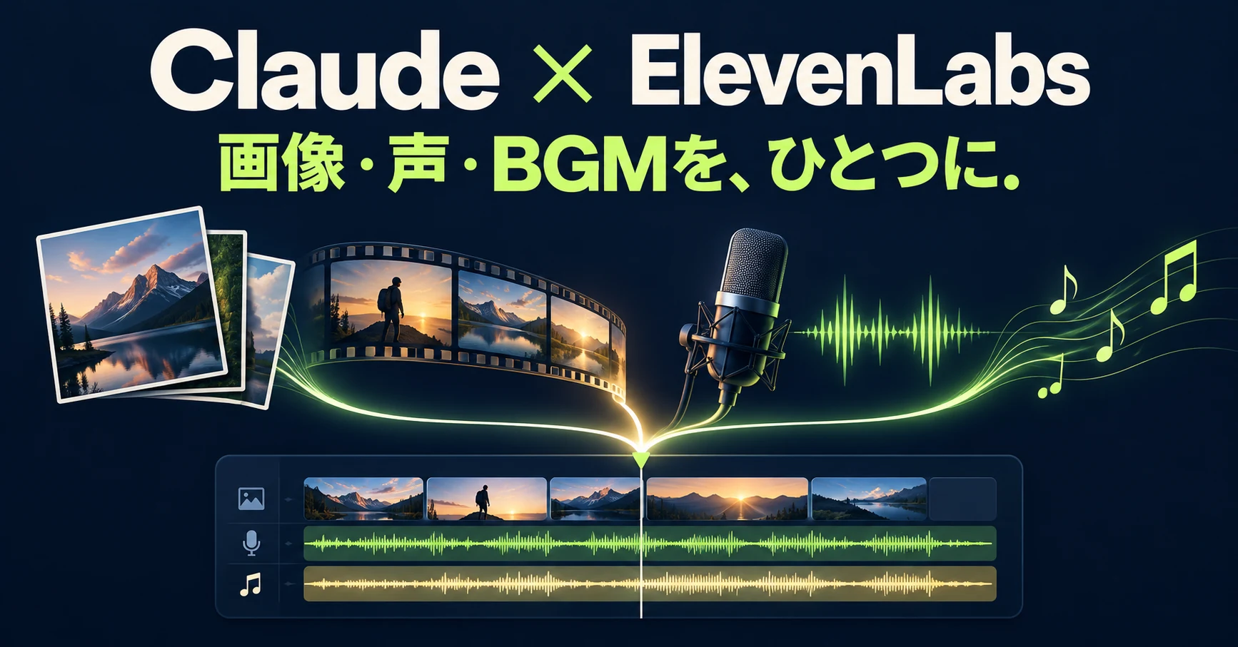 ClaudeとElevenLabsで動画生成｜MCPで画像・声・BGMをまとめる