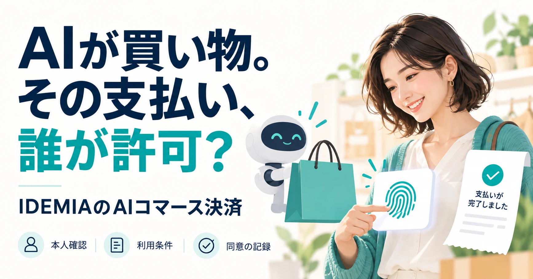 AIコマースの支払いは誰が許可した？IDEMIAが発表した決済の仕組み